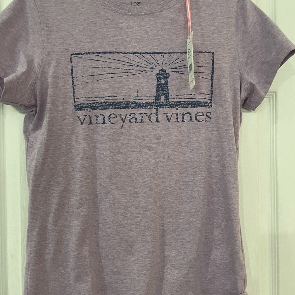 NEW Vineyard Vines Women's Purple Graphic T-Shirt Size Small